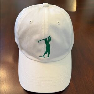 Golfer Silhouette Hat. Classics Embroidered Finish New!